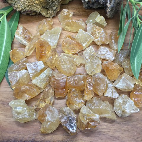 Golden Honey Calcite Chunks